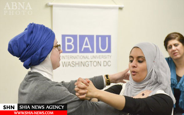 زنان مسلمان آمریکا دفاع شخصی آموزش می بینند + تصاویر