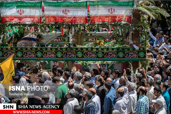 تصاویر تشییع پیکر شهدای حادثه تروریستی تهران