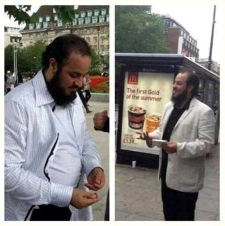 بالصورة فضيحة جديدة الداعية السعودي محمد العريفي يجاهد في ملاهي لندن