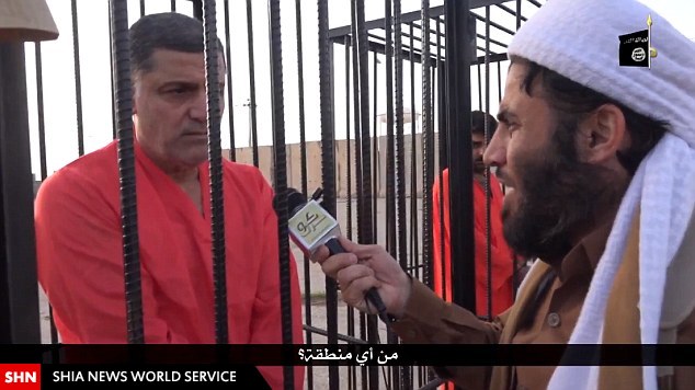 تهدید داعش برای سوزاندن نیروهای کُرد + تصاویر