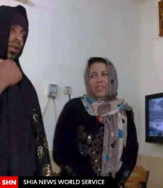 بازداشت یک داعشی با لباس زنانه!/ تصویر