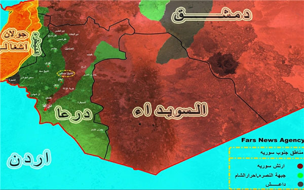 وضعیت میدانی سوریه+ جدیدترین نقشه