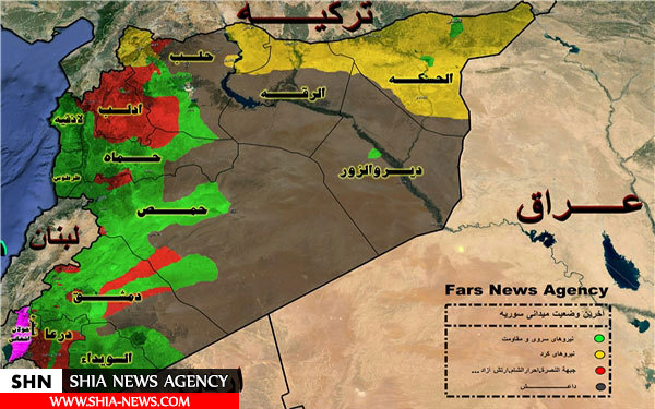 آخرین وضعیت میدانی استان حمص سوریه +نقشه