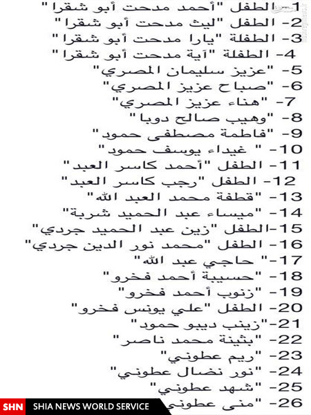 آزادی علویان ربوده شده در ادلب + تصاویر