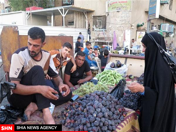 جنب‌وجوش قبل از افطار در کربلا +تصاویر