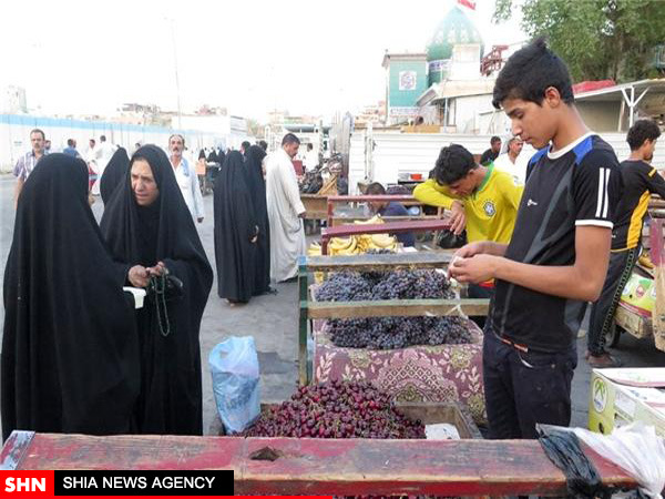 جنب‌وجوش قبل از افطار در کربلا +تصاویر