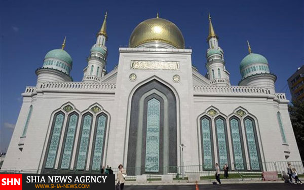 افتتاح بزرگترین مسجد اروپا در مسکو با حضور پوتین، اردوغان و محمود عباس+ تصاویر