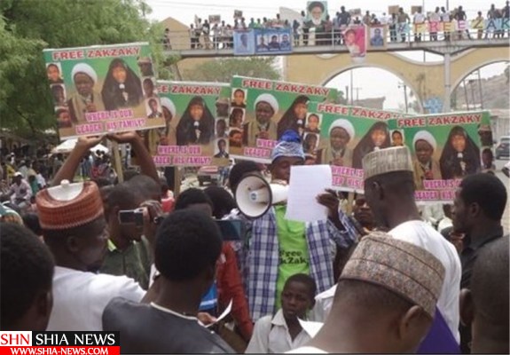 تظاهرات دانش آموزان نیجریه در حمایت از شیخ زکزاکی+تصاویر