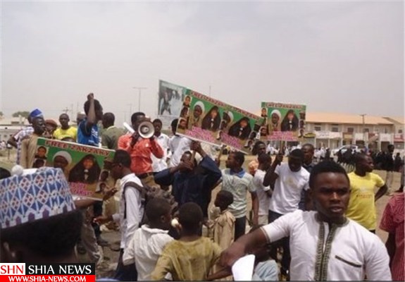 تظاهرات دانش آموزان نیجریه در حمایت از شیخ زکزاکی+تصاویر