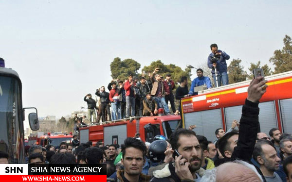 عکسی عجیب و تاسف برانگیز از حادثه پلاسکو