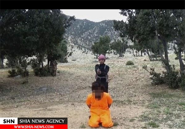 انتشار ویدئوی داعش از اعدام جاسوس طالبان+ تصاویر