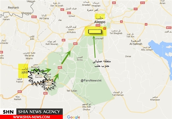 آغاز عملیات ارتش سوریه و حزب‌الله برای ترمیم حلقه محاصره حلب+ نقشه