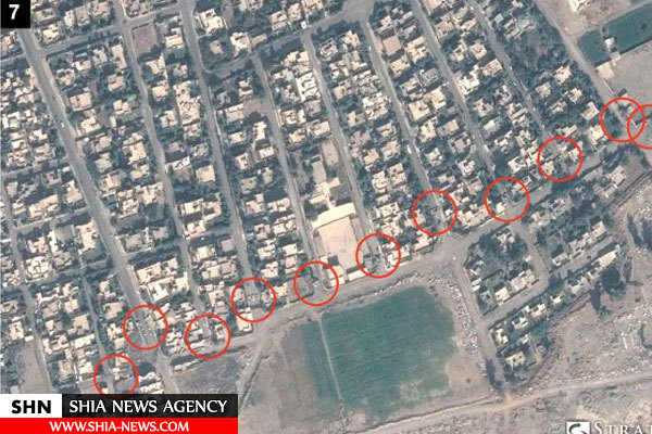 سنگربندی گسترده داعش در قلب شهر موصل+ تصاویر ماهواره‎ای