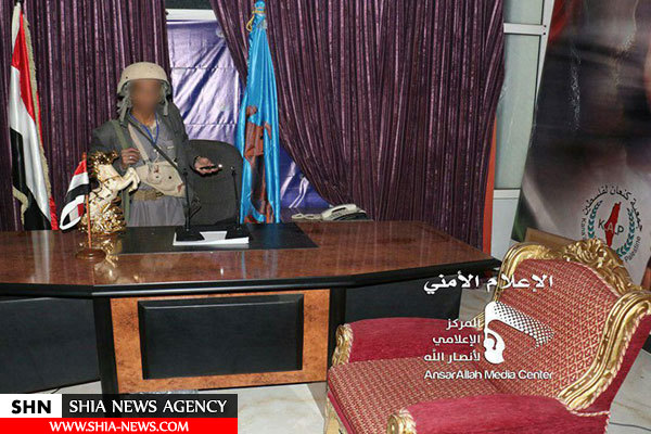 تصویر کنترل نیروهای یمنی بر دفتر صالح