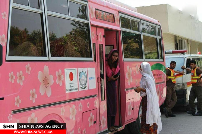 اتوبوس مخصوص زنان برای مقابله با مزاحمت‌ها در پاکستان