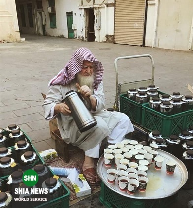 اقدام جالب یک پیرمرد در مسجد قباء