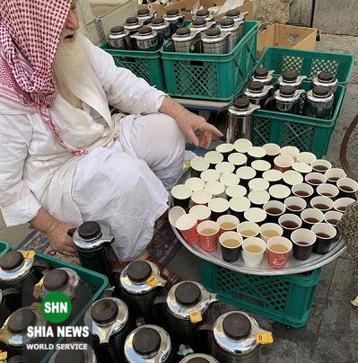 اقدام جالب یک پیرمرد در مسجد قباء