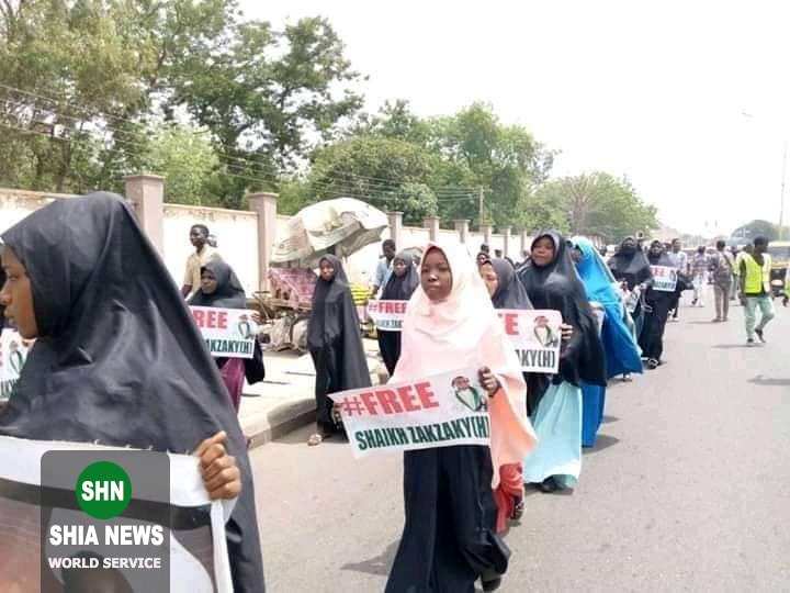 تظاهرات برای آزادی شیخ زکزاکی در ایالت کانو نیجریه