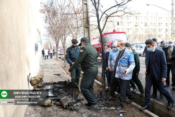 سقوط یک فروند هواپیمای جنگی در تبریز