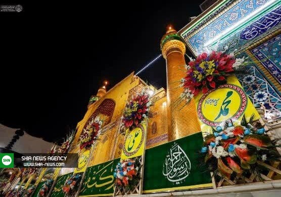 جشن مبعث در حرم امیرالمومنین(ع)+ تصاویر