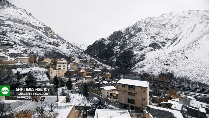 تصاویر/ روستاها و ارتفاعات تهران سفیدپوش شد