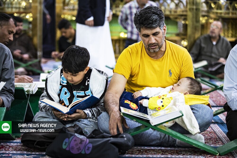 تصاویر/ حال و هوای حرم امام حسین (ع) در ایام ماه مبارک رمضان