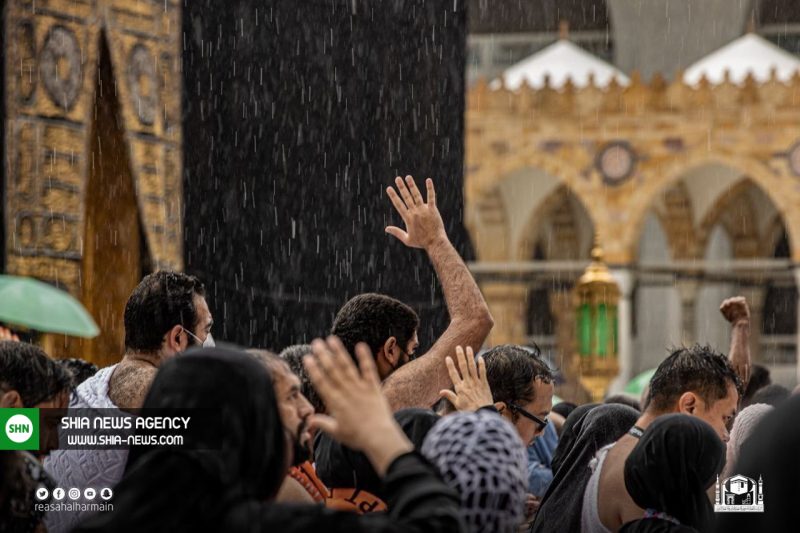 تصاویر/ باران شدید در مسجدالحرام