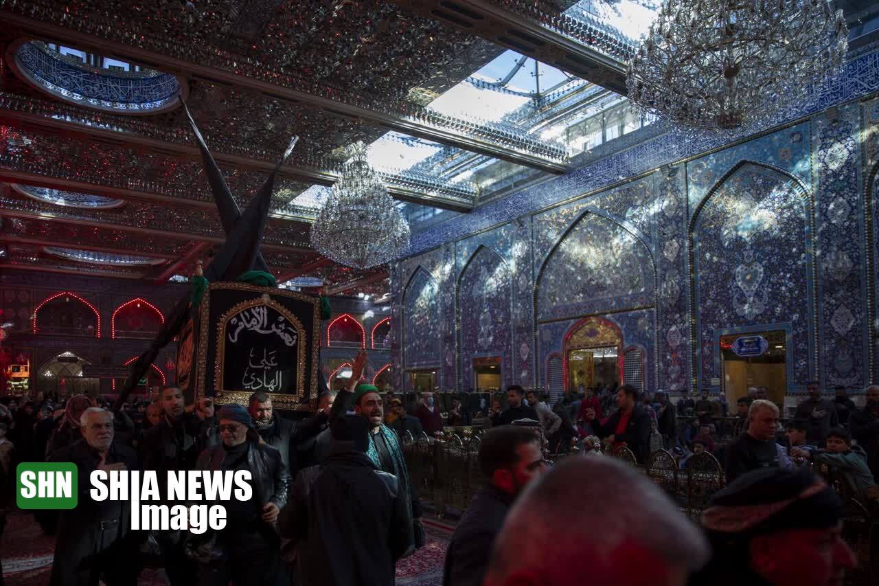 تصاویر | عزاداری سالروز شهادت امام هادی علیه‌السلام در بین‌الحرمین