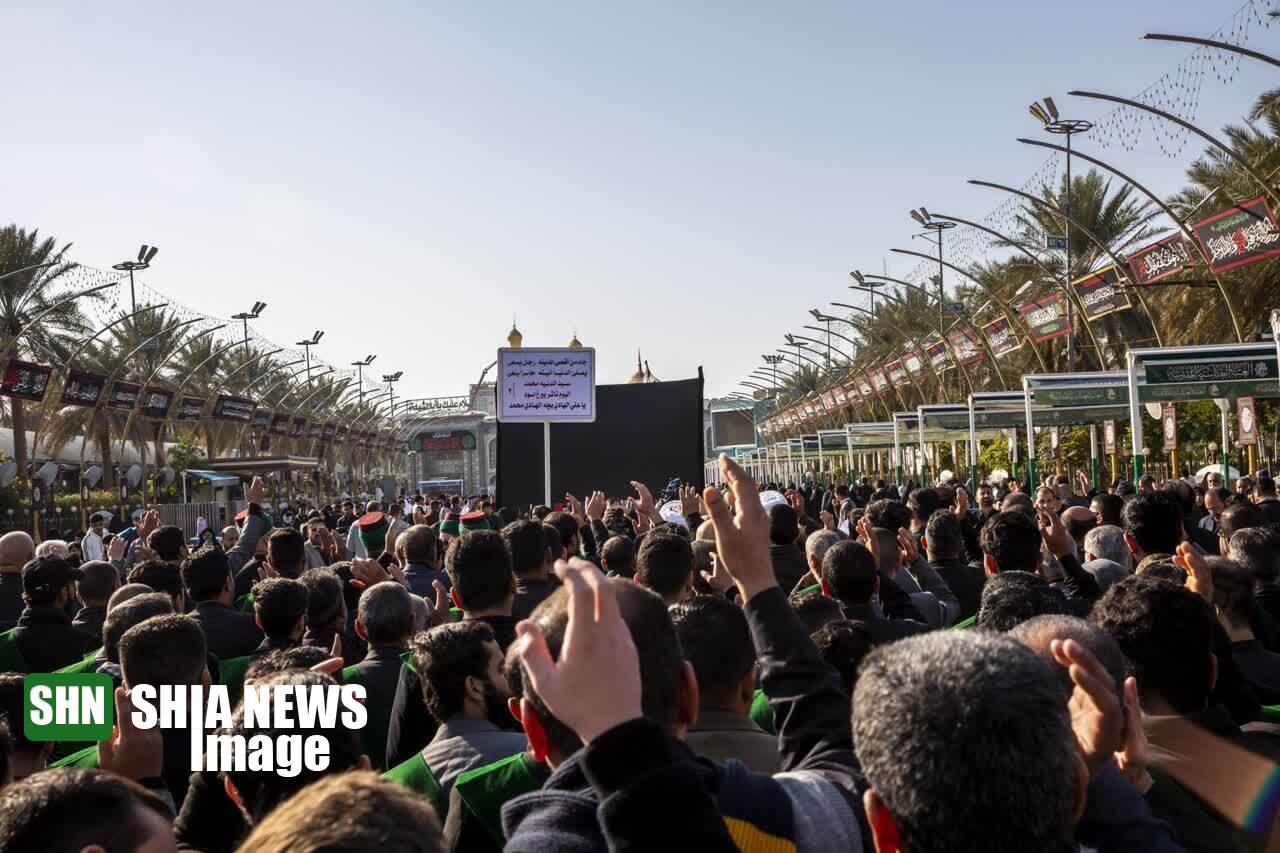 تصاویر | عزاداری سالروز شهادت امام هادی علیه‌السلام در بین‌الحرمین