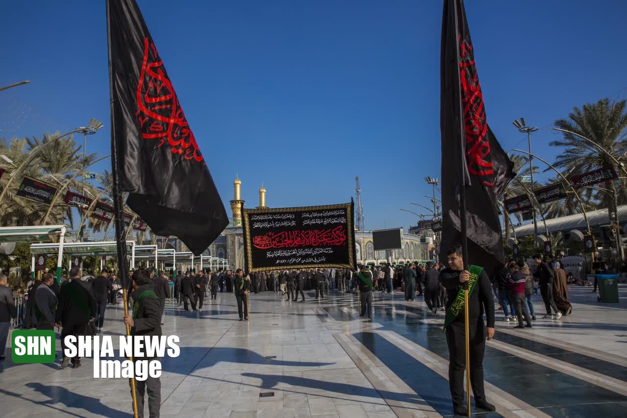 تصاویر | عزاداری سالروز شهادت امام هادی علیه‌السلام در بین‌الحرمین