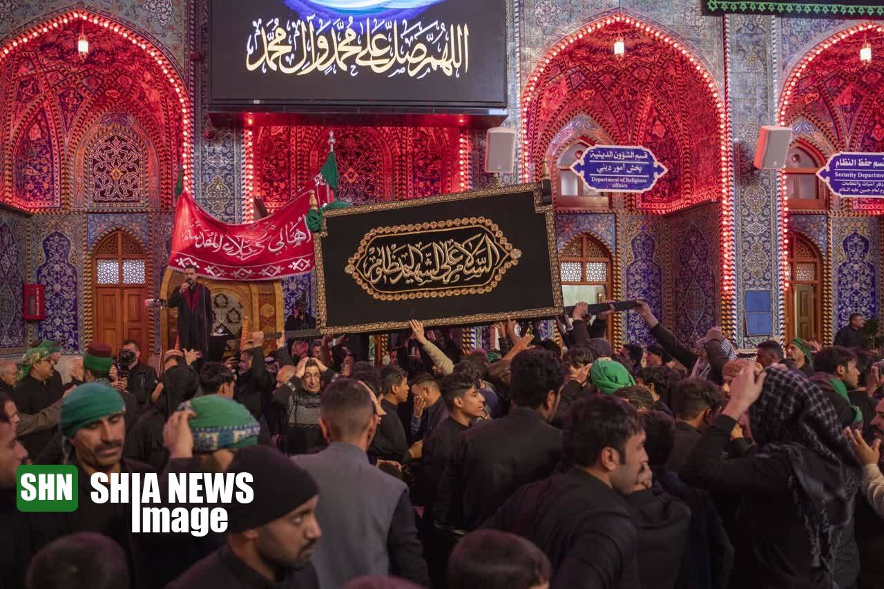 تصاویر | عزاداری سالروز شهادت امام هادی علیه‌السلام در بین‌الحرمین