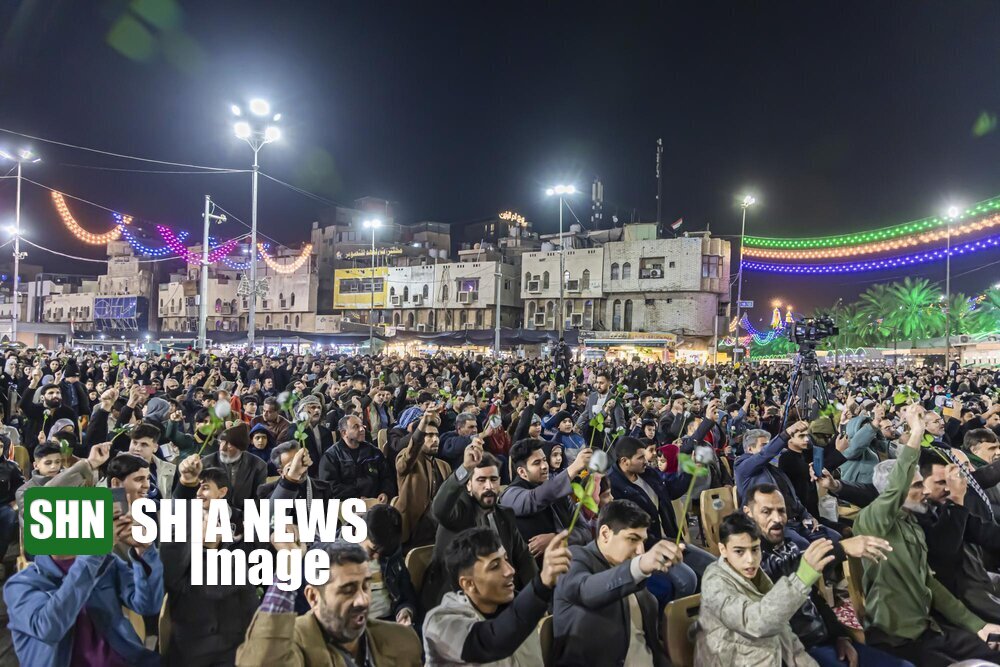 آستان مقدس حضرت عباس (ع) جشن ولادت امام حسین (ع) را برگزار کرد