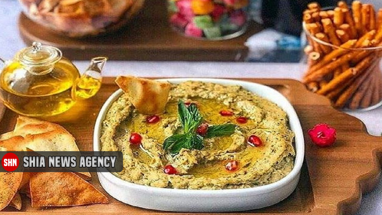 طرز تهیه حمص بادمجان به روش لبنانی