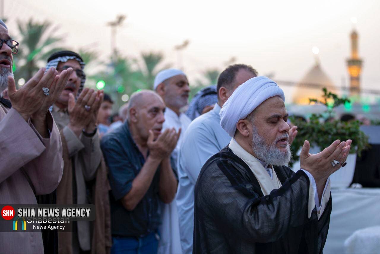 اقامه نماز عید قربان در فضای معنوی کربلای معلی