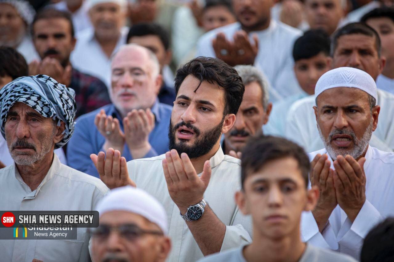 اقامه نماز عید قربان در فضای معنوی کربلای معلی