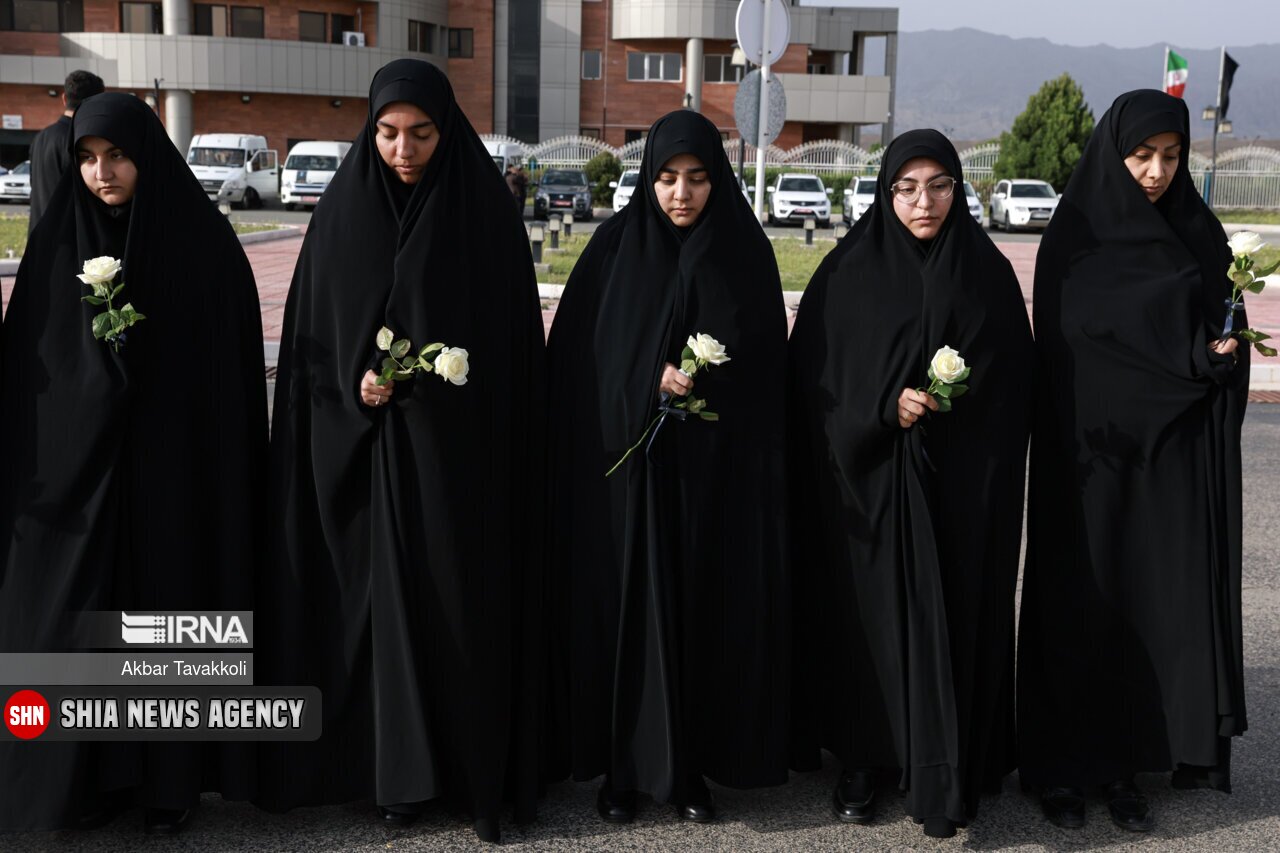 مراسم تشییع پیکر رئیس‌جمهور در بیرجند + تصاویر