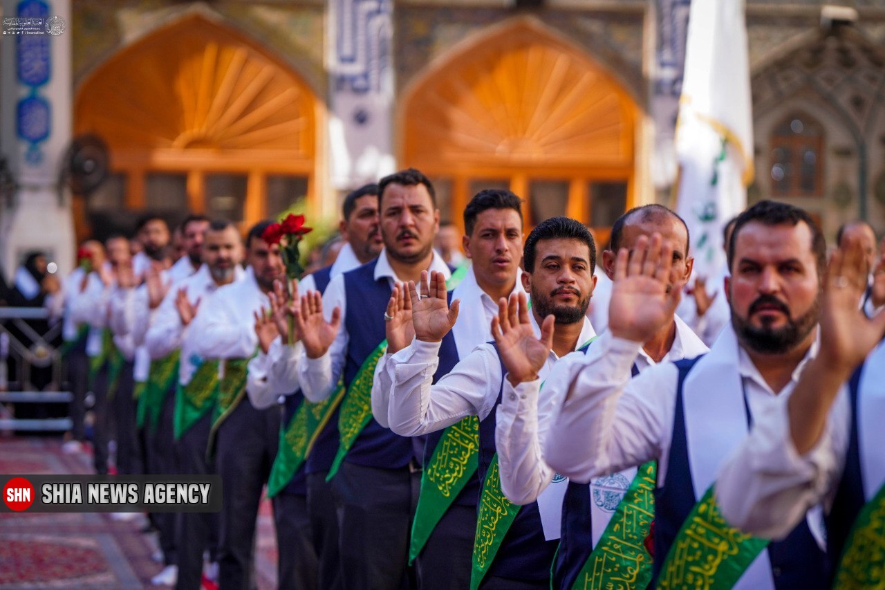 تصاویر | جشن خادمان حرم مطهر امام علی(ع) در روز مباهله