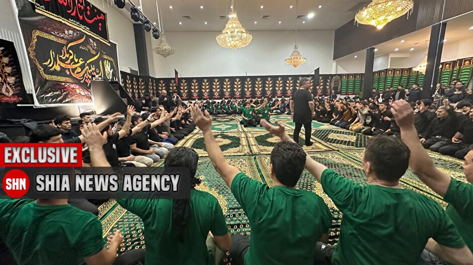 سینه زنی عزاداران حسینی در ملبورن استرالیا + تصاویر