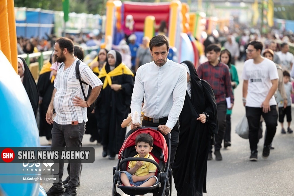 حضور پرشکوه تهرانی‌ها در «مهمانی ده کیلومتری عید غدیر»