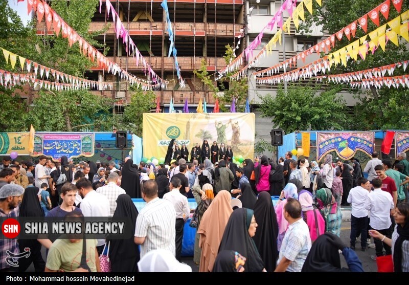 حضور پرشکوه تهرانی‌ها در «مهمانی ده کیلومتری عید غدیر»