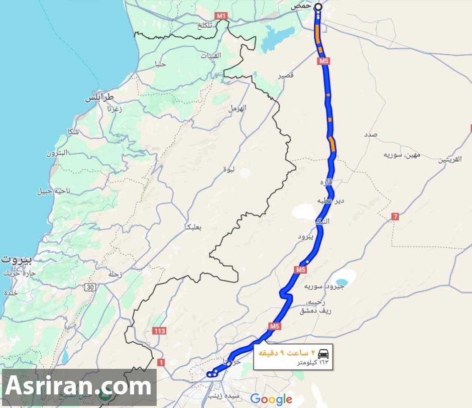 نیروهای تحریرالشام با دمشق چقدر فاصله دارند؟